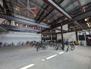 Bike Valet at Biketopia, at the Reno Public Market 2024